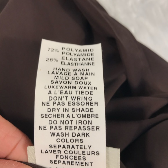 Profile By Gottex Swim Skort Bottom size 6 Brown NWT - Picture 9 of 9